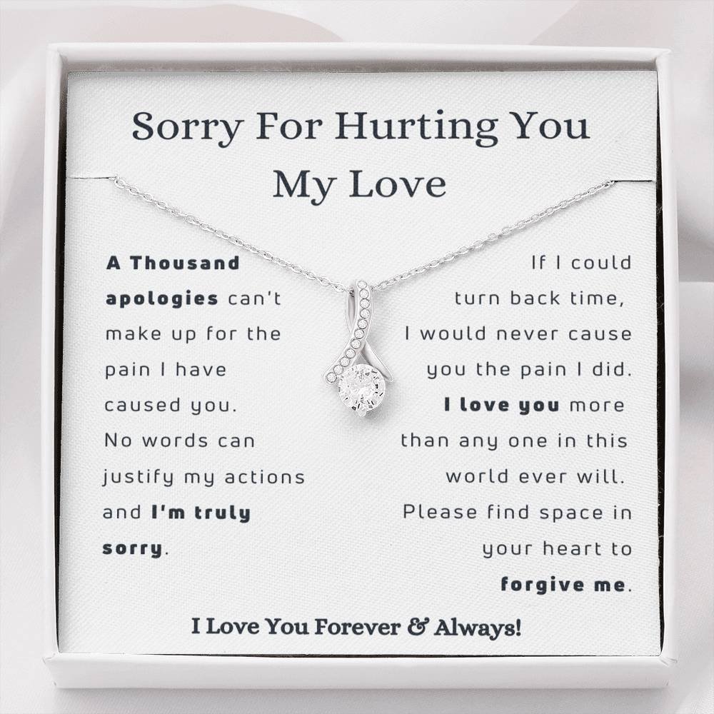 (Almost Gone!) Sorry My Love -  alluring gift Necklace