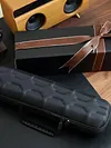 5 Slots Watch Travel Case Roll Soft Foam Pillows Fit Up To 61mm Face Size Watch