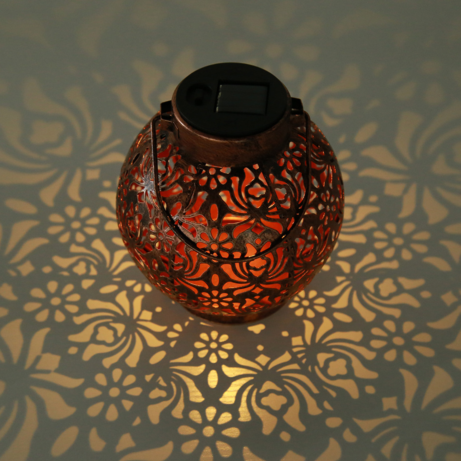 

Solar Lantern Waterproof Hanging Atmosphere, Bronze., 501 Original