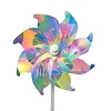 Solar Rainbow Pinwheel Garden Light with LED Solar Lights Solared Powered Wind Spinner Stake Waterproof Decorative Wind Spinner Lawn Lights for Lawn Patio Walkway Flower Bed