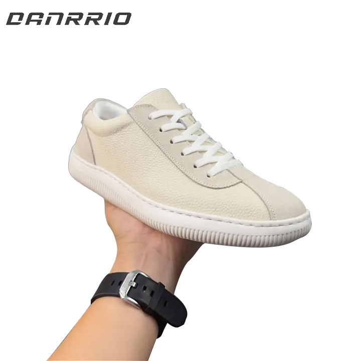 DANRRIO Handmade Retro Simple Fashionable Casual White Sneakers | Leather Comfortable Skate Shoes DANRRIO.COM DANRRIO