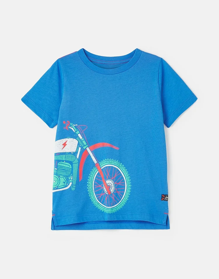 Blue Motorbike Tee
