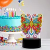 Butterfly DIY Diamond Painting LED Light Lamp Home Decor Craft Kit
