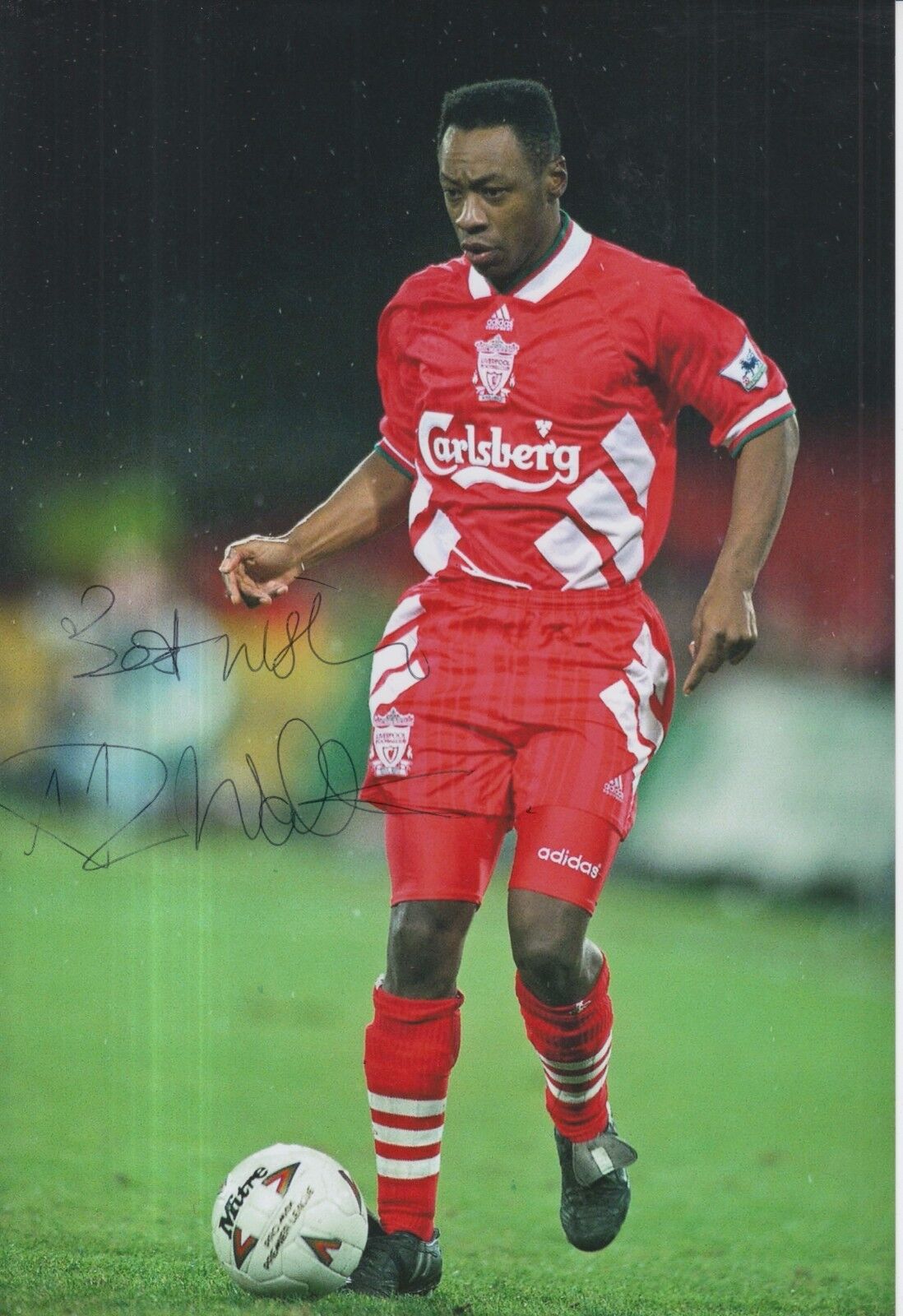 Mark Walters Hand Signed Liverpool 12x8 Photo Poster painting 2.