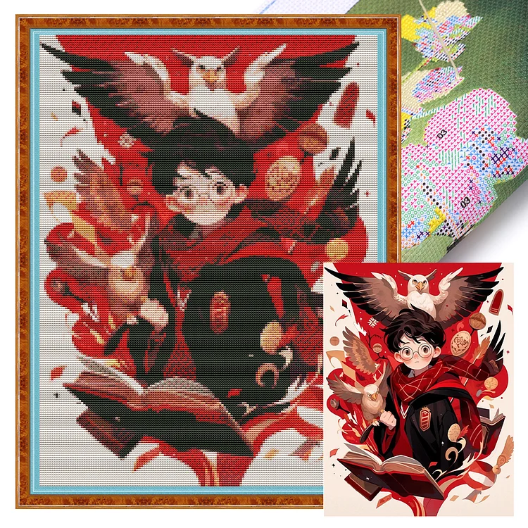 『HuaCan』Harry Potter  - 11CT Stamped Cross Stitch(40*55cm)