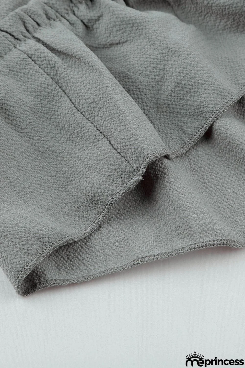 V Neck Long Sleeve Ruffle Tiered Mini Dress