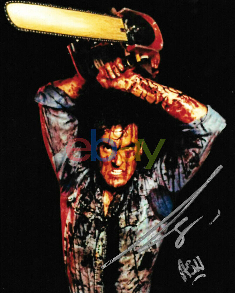 Bruce Campbell Signed 8x10 Photo Poster painting Autographed, Evil Dead, Ash reprint