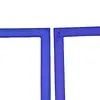 2Pcs Diamond Art Square Auxiliary Frame 3D Printing Diamond Art Desk Positioning Frame Lightweight for Boys Girls Adults Students Home Office Leisure (Royal Blue small)