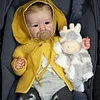 20" Lifelike Amira Reborn Silicone Toddler Newborn Baby Doll Girl - RBBI-Myrebornbabydoll&reg; Myrebornbabydoll&reg;