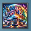 Flag Truck - Full Round Drill Diamond Painting