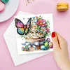 6Pcs Diamond Painting Cake Diamond Painting Greeting Card for Adults Beginners