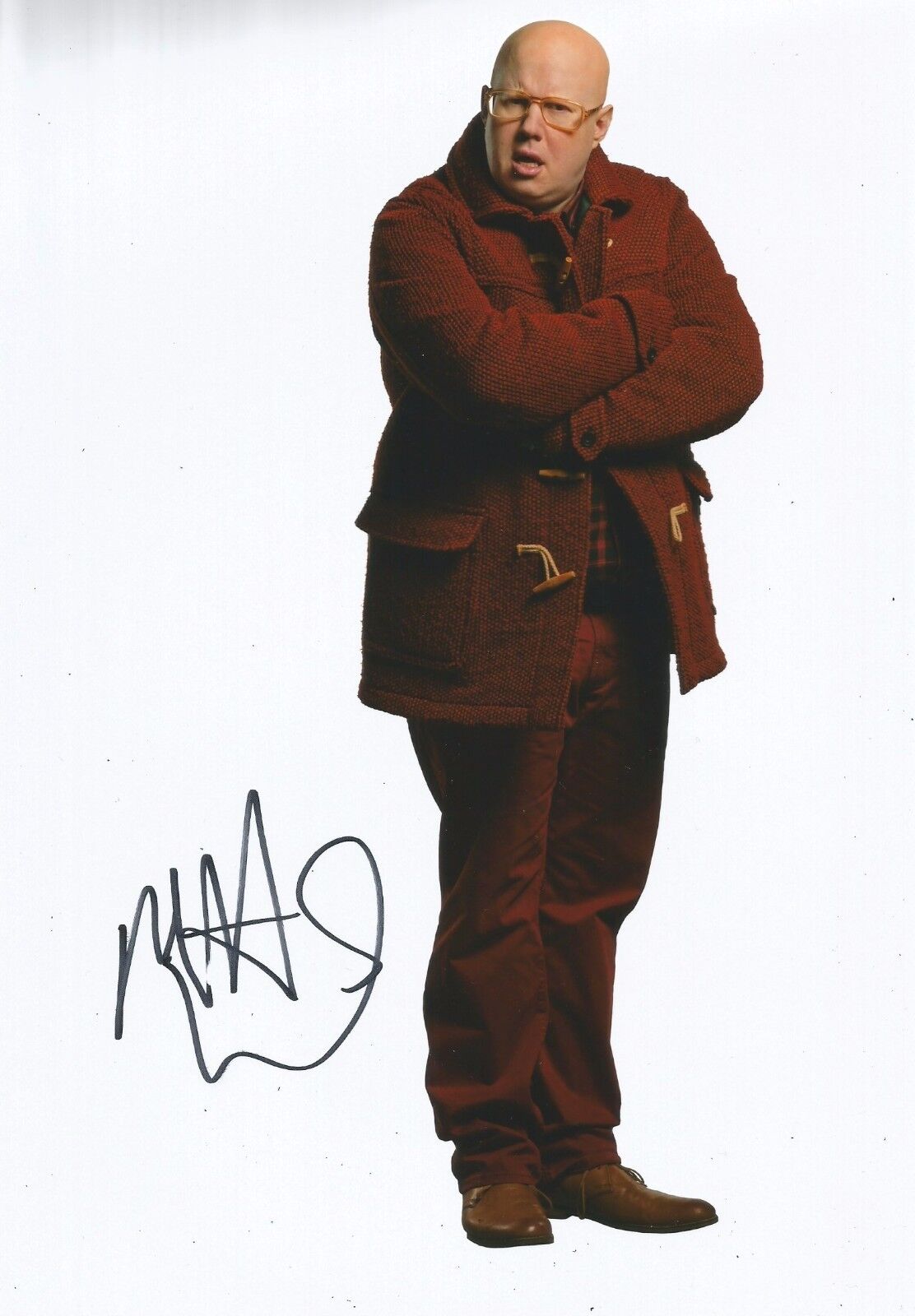 Matt Lucas Signed Doctor Who 12x8 Photo Poster painting AFTAL