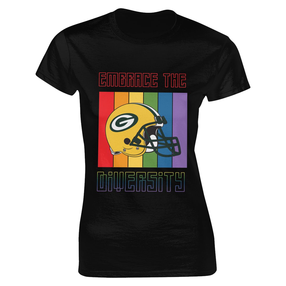 Green Bay Packers Embrace The Diversity Women's Classic-Fit T-Shirt