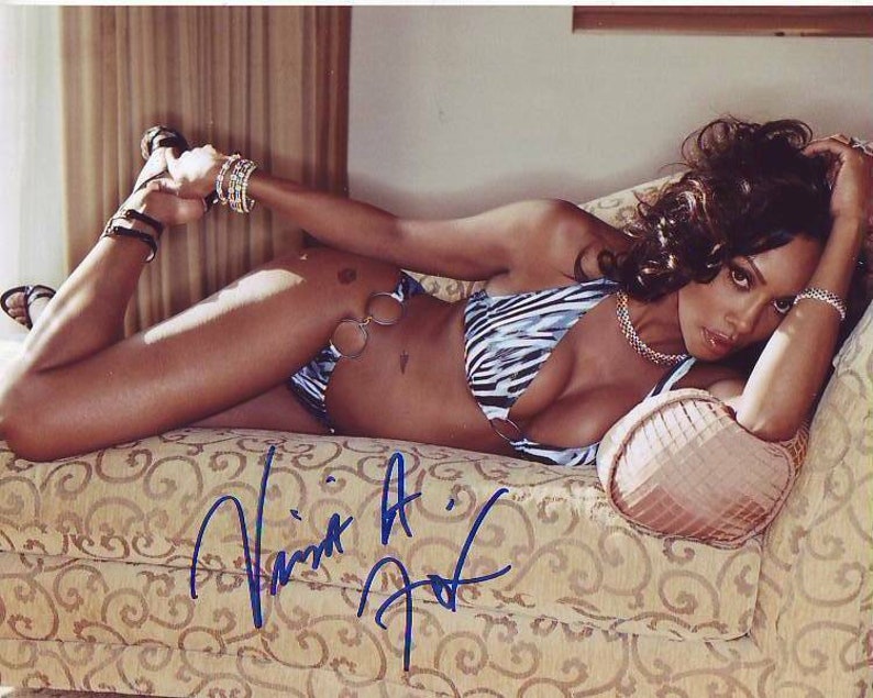 Vivica a. fox signed autographed sexy bikini Photo Poster painting