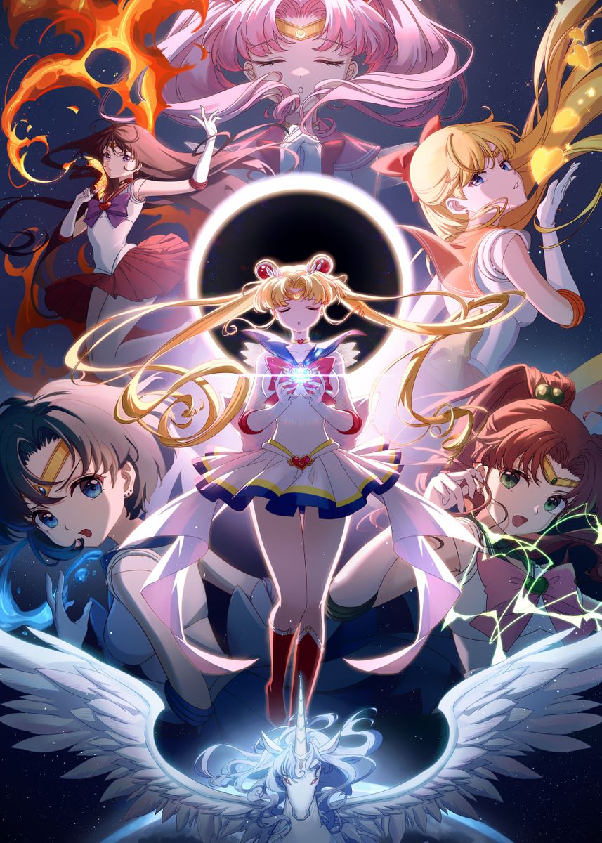 Sailor Moon 40*50CM(Canvas) Full Round Drill Diamond Painting gbfke