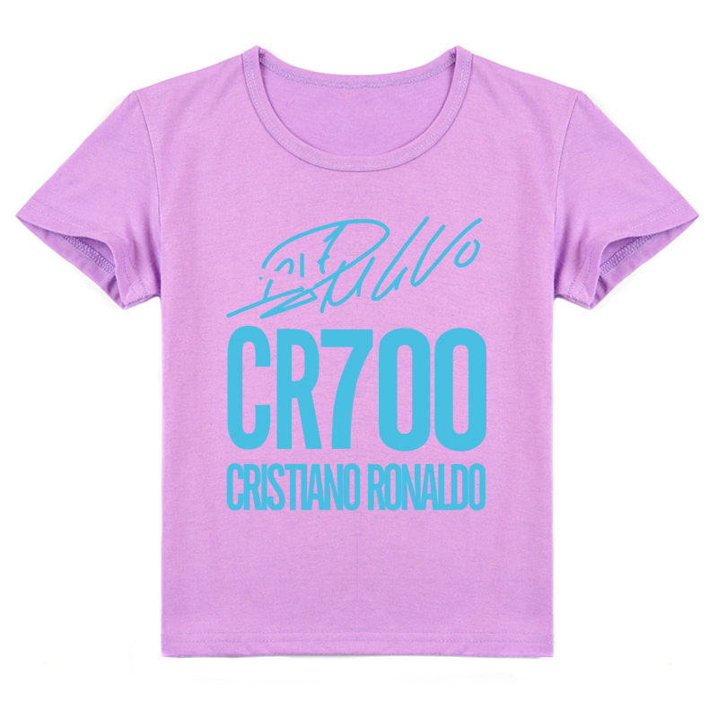 Mayoulove Kids' Cristiano Ronaldo Short Sleeve T-Shirt - Cool Soccer Tee for Boys  Girls, Perfect Gift for Fans-Mayoulove