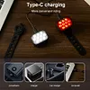 LED Bicycle Front Light USB Rechargeable Cycling Headlight Waterproof Rear Light