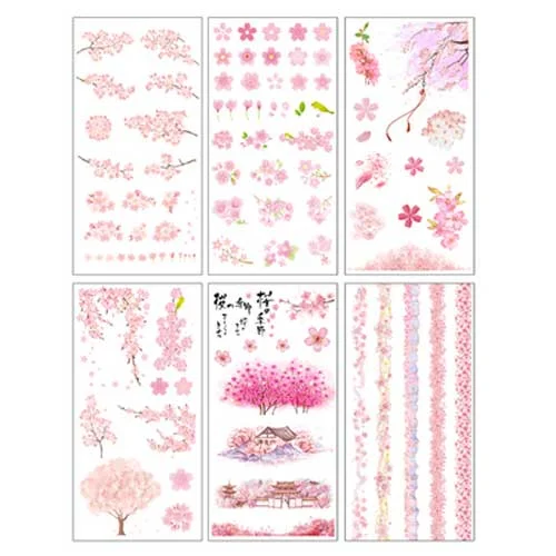 6 Pcs/pack Cute Creative Kawaii Diary Planner Stickers For Stationery Scrapbooking Diy Diary Album Journal Stick Label