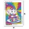 Cartoon Elephant  | Full Round Diamond Painting Kits