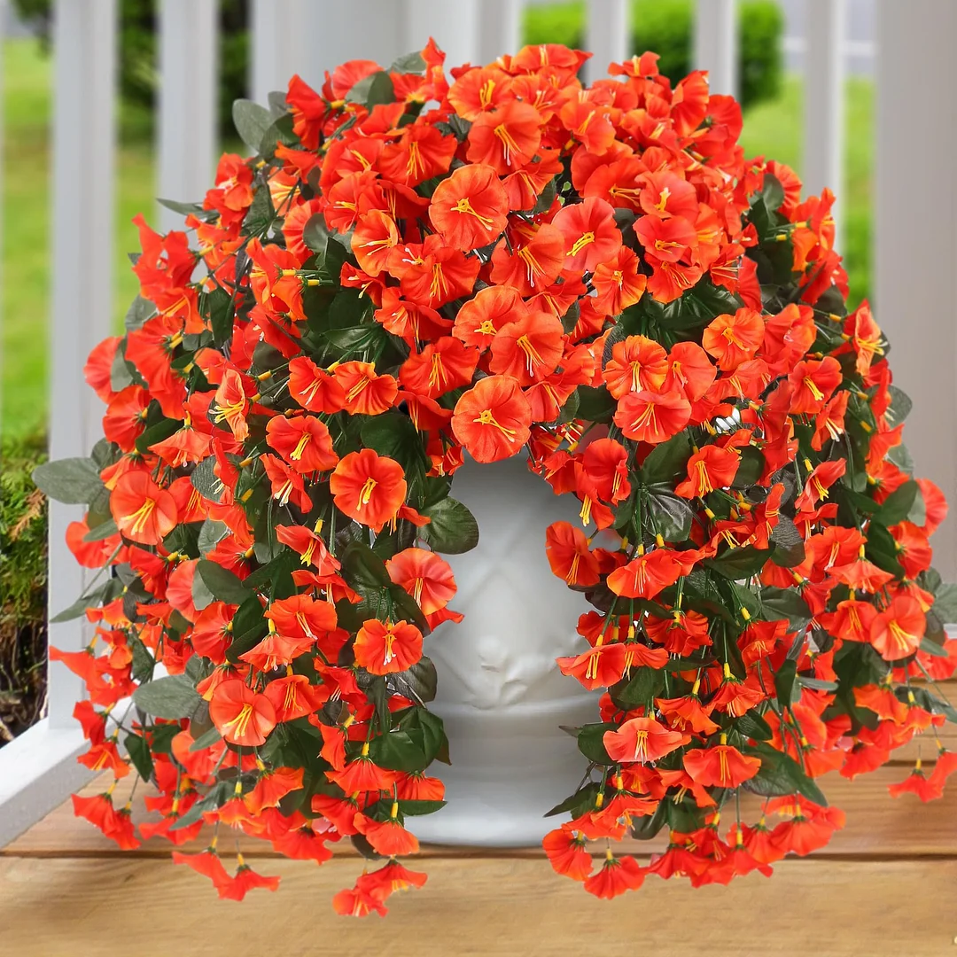 🔥On Sale🔥Artificial Faux Hanging Flowers Plants - UV resistant. Waterproof .Windproof