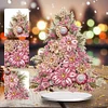 DIY Xmas Tree Diamond Painting Single-sided Acrylic Desktop Ornaments