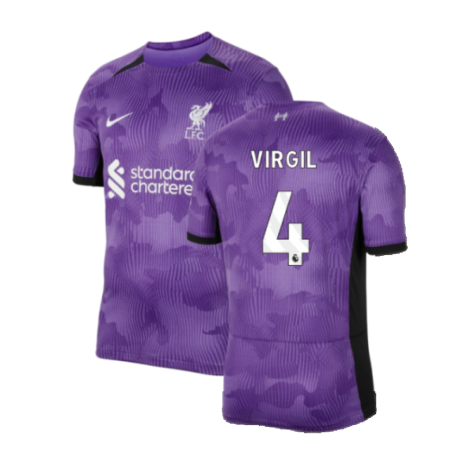 Maillot FC Liverpool Virgil van Dijk 4 Third 2023/2024