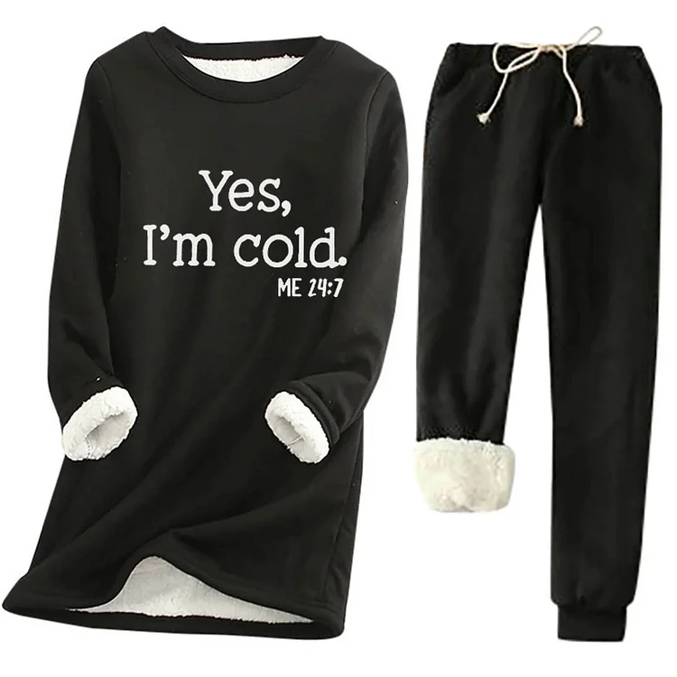 Yes I'm Cold bottoming shirt thick plus size fleece sweater slim fit warm suit socialshop
