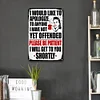 Apology - Metal Tin Signs(8*12Inch/12*16Inch) - Bar