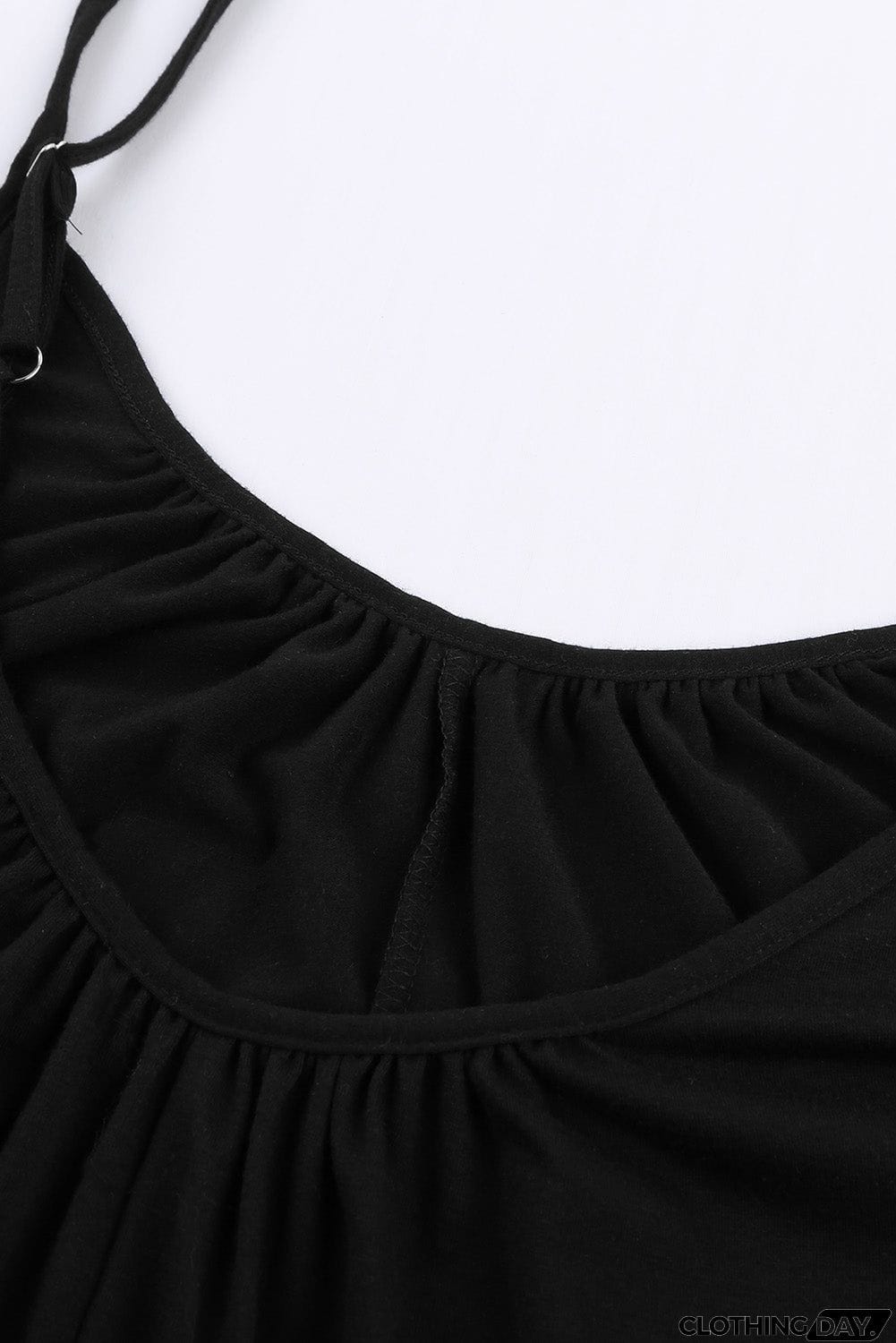 Spaghetti Straps Wide Leg Pocketed Jumpsuits