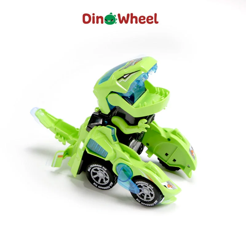 LED Dinosaur Transformation Car Toy