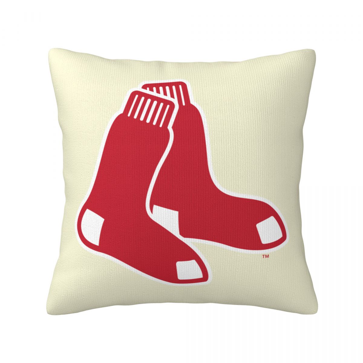 Boston Red Sox Primary HangingSocks Decorative Square Throw Pillow Covers
