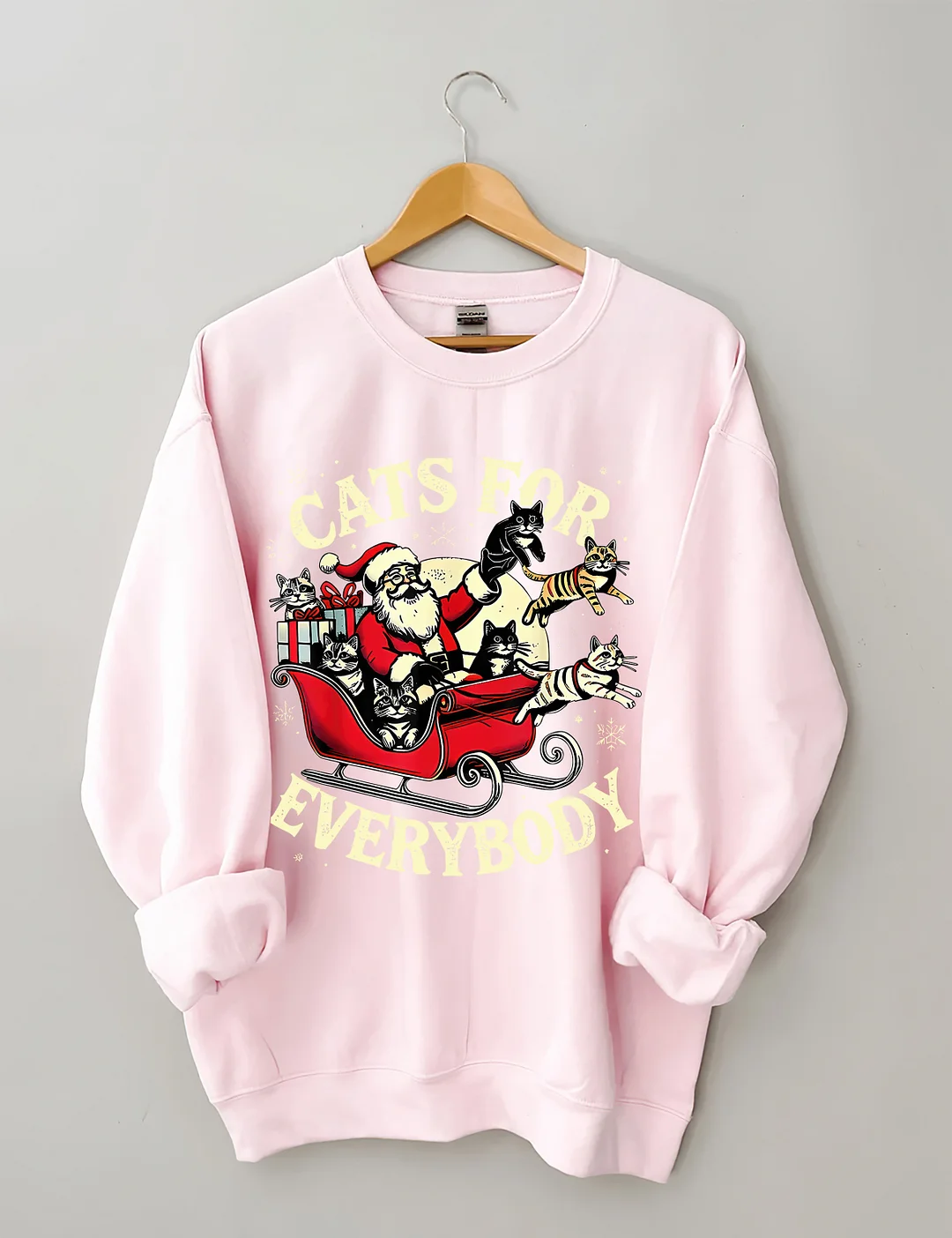 Christmas Cats For Everybody Sweatshirt