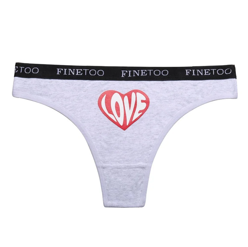 Front Heart Pattern Panties Women Cotton Underwear Sexy Briefs Panties Female Underpants Intimates Lingerie Ladies Cotton Pantys