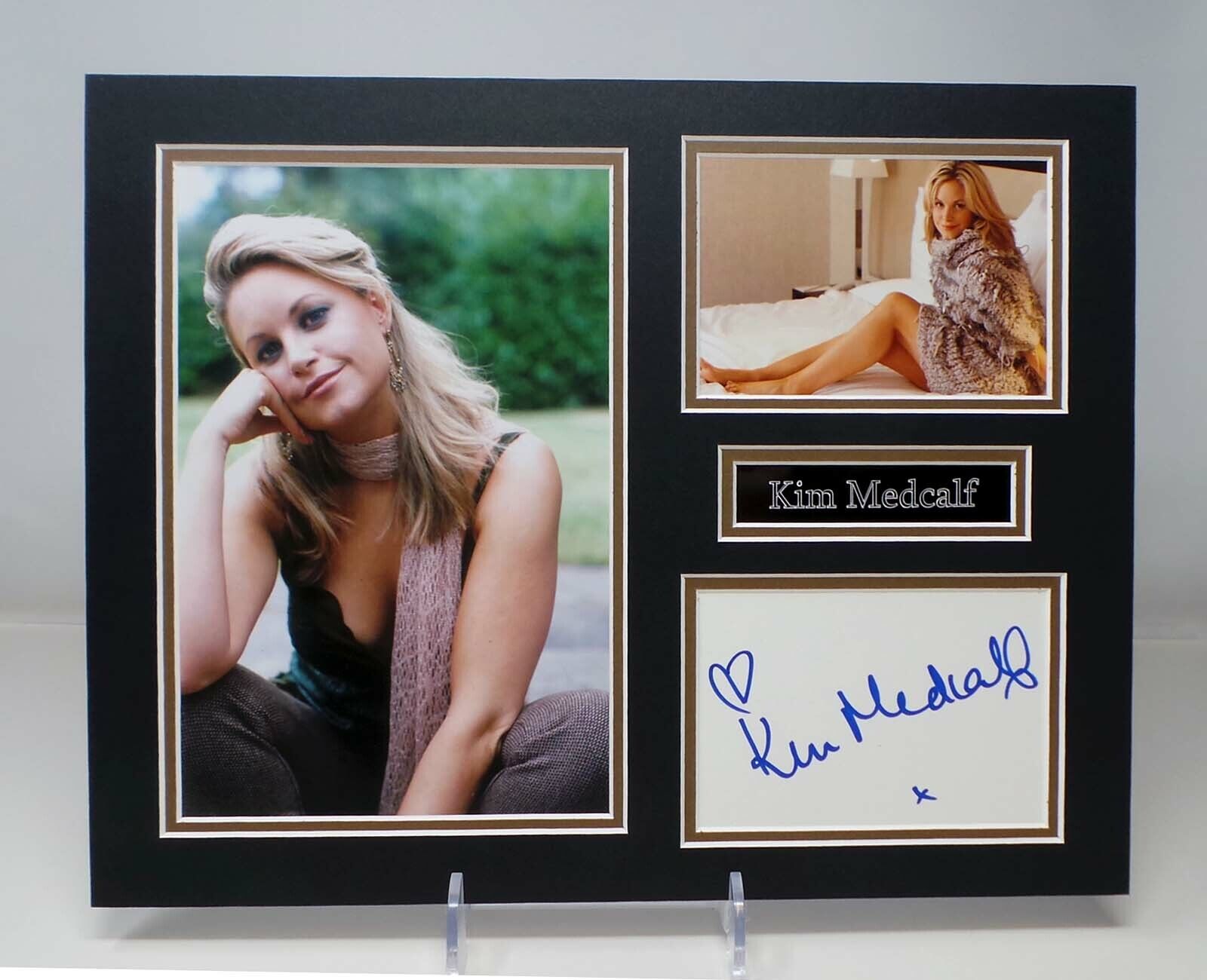 Kim MEDCALF Signed Mounted Photo Poster painting Display 1 AFTAL RD COA Eastenders Sam MITCHELL