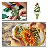 Strawberry Ice Cream Fridge Magnet Cross Stitch Kit Gifts tapestrymarket