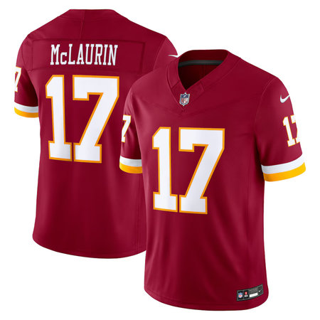 Youth Washington Commanders #17 Terry McLaurin Nike Burgundy Vapor F.U.S.E. Sewn Down Limited Jersey
