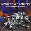 DIY All-Metal Glue-Free Assembly Model 3D Puzzle 1:35 88mm Anti-Aircraft and Anti-Tank Gun