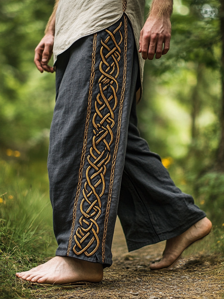 Men's Viking RuneTribal Celtic Knot Art Casual Pants