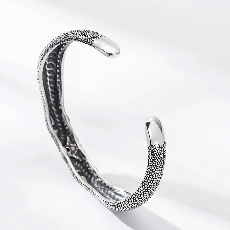 925 Silver Vintage Glutton Adjustable Bracelet