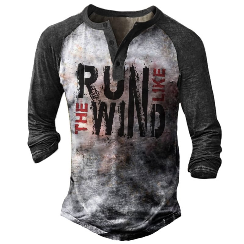 TEH RUN WIND LIKE Mens Outdoor Tactical T-shirt-Compassnice®