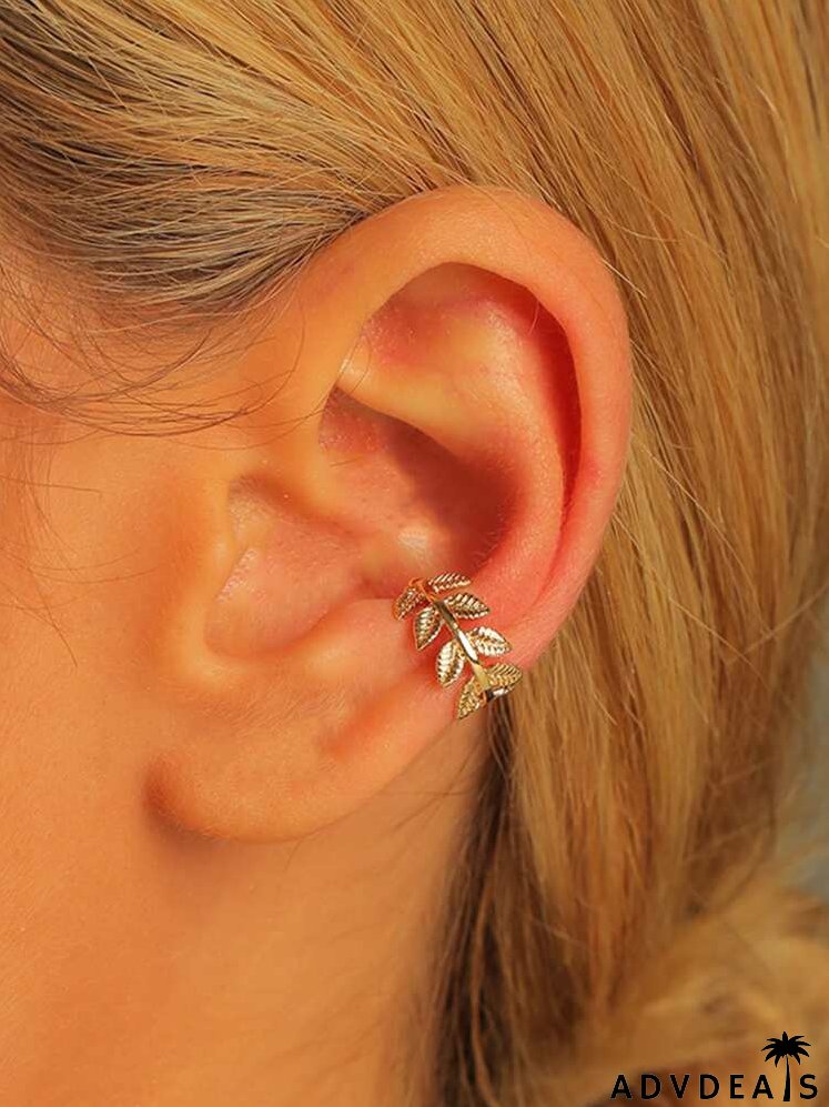 Leaf Design Ear Cuff