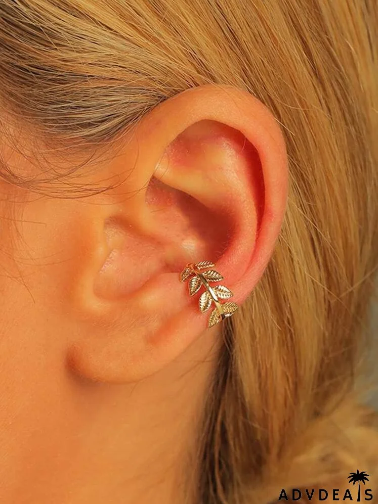 Leaf Design Ear Cuff