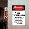 Warning No Trespassing - Vintage Metal Signs(12*16Inch) - Warning