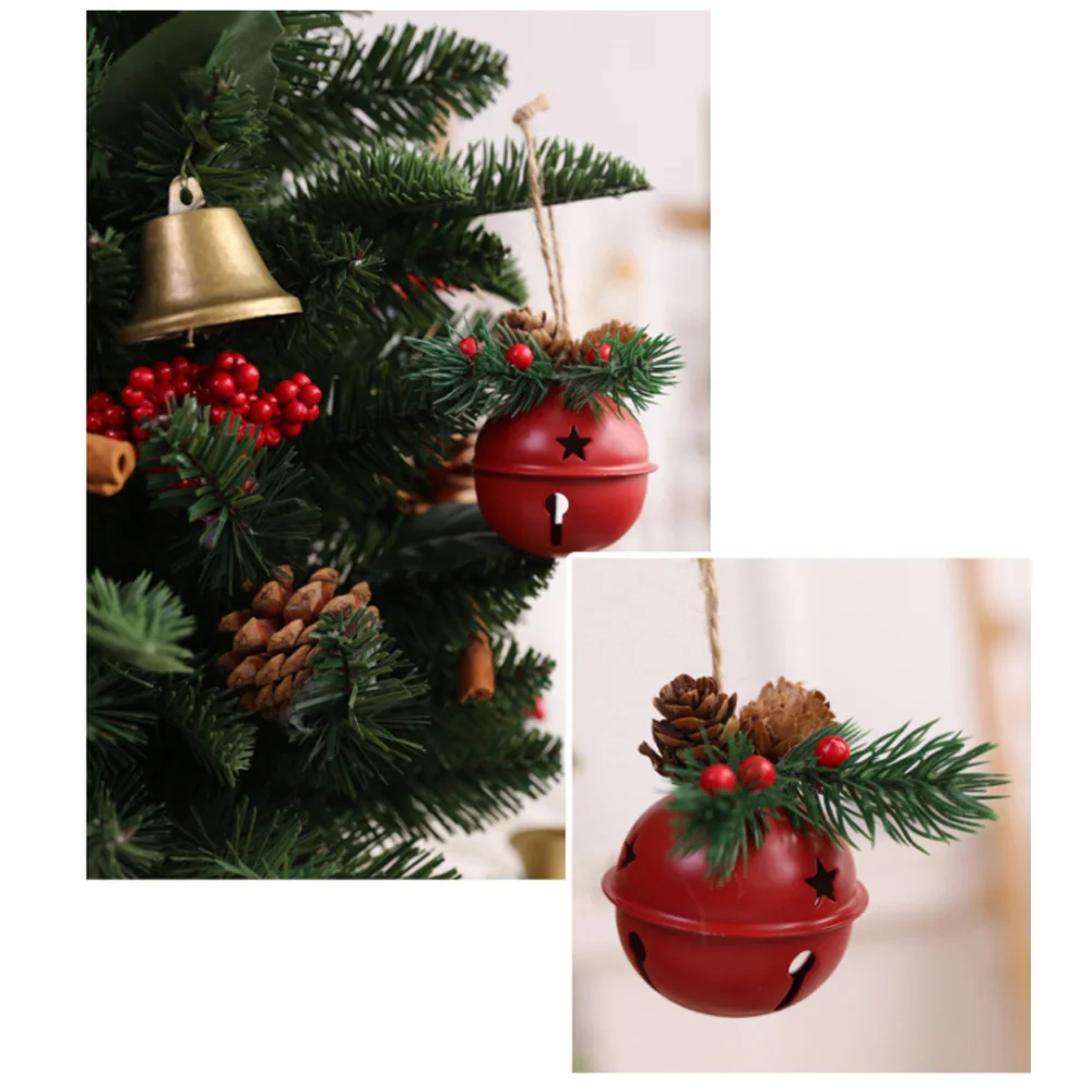 New Christmas bell small pendant home window ornaments