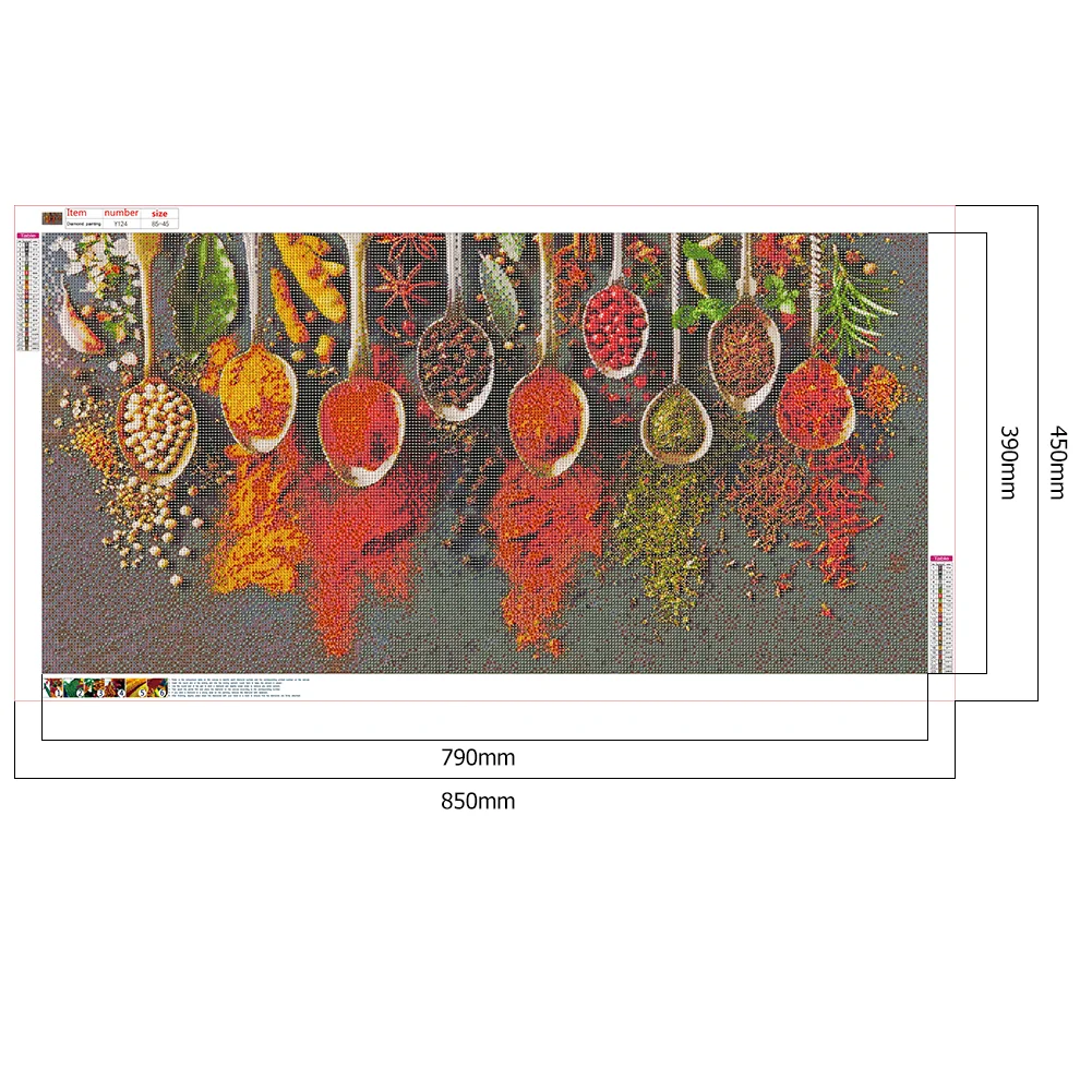 Diamond Painting - Full Round Drill - Seasoning(85*45cm)