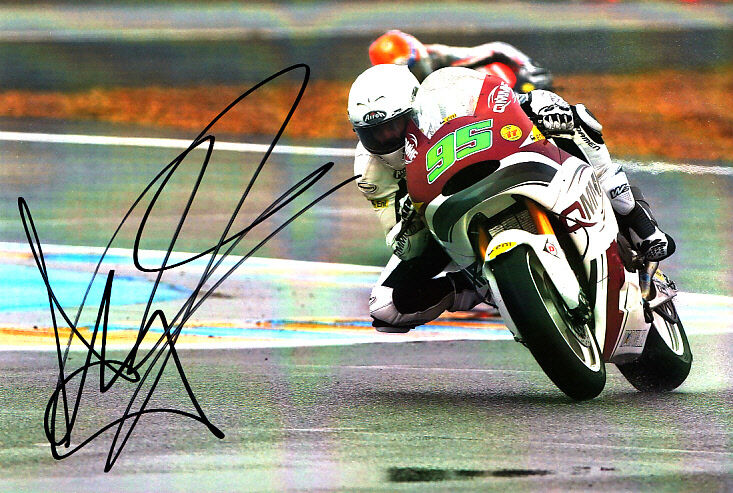 Anthony West Moto 2 Hand Signed Speed Up Photo Poster painting 5x7.5 2012 2.