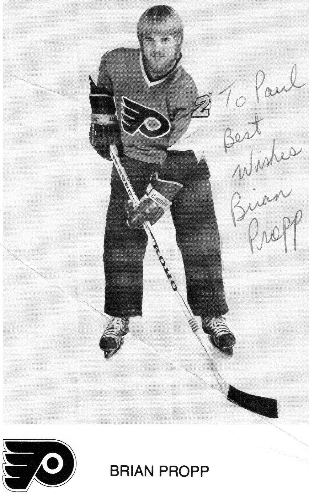 BRIAN PROPP AUTOGRAPH, ICE HOCKEY, PHILADELPHIA FLYERS