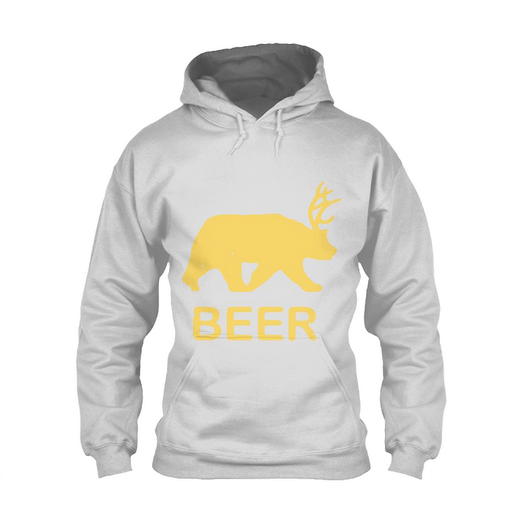 Beer Bear Deer, Beer Classic Hoodie