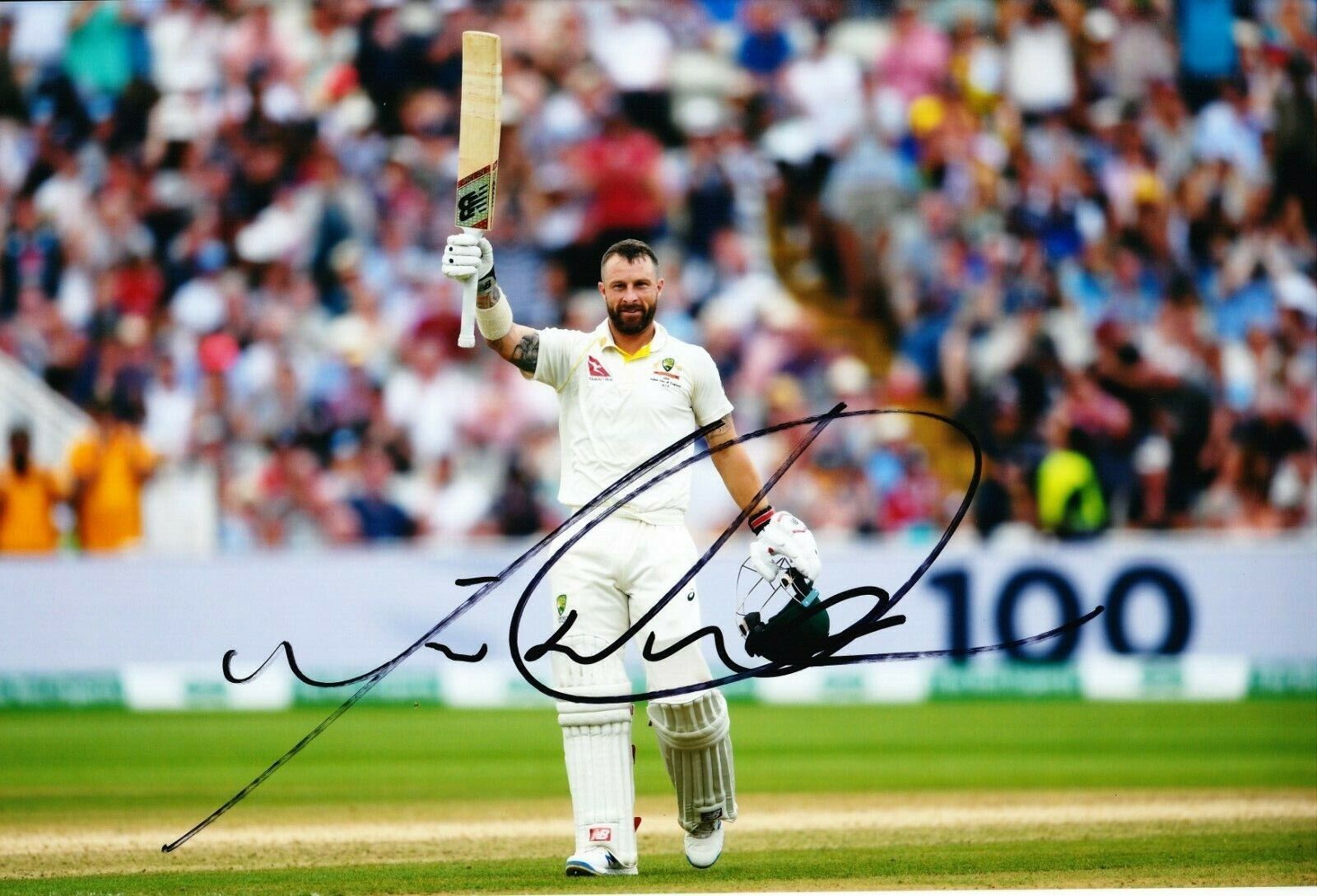 Matthew WADE Signed 12X8 Photo Poster painting Cricket Australia AFTAL COA (2664)