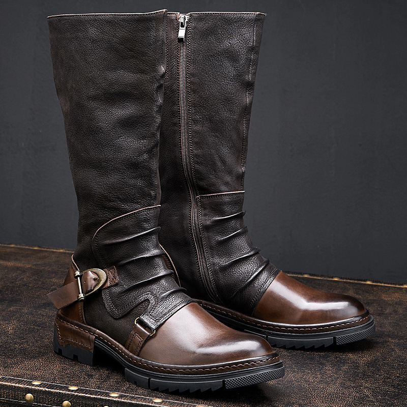 Men's Retro High Top Work Boots